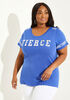 Fierce Embellished Graphic Tee, Bluing image number 2