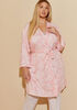 Cozy Couture Floral Robe PJ Set, Pink image number 2