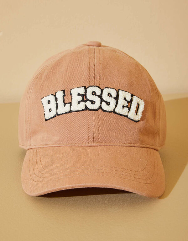 Blessed Baseball Hat, Camel Taupe image number 1
