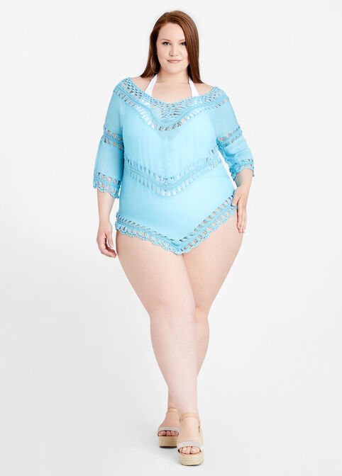 Ana & Rose Crochet Cover Up,  image number 0