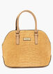 Discount Designer London Fog Carolina Croco Satchel Faux Leather Bags image number 0