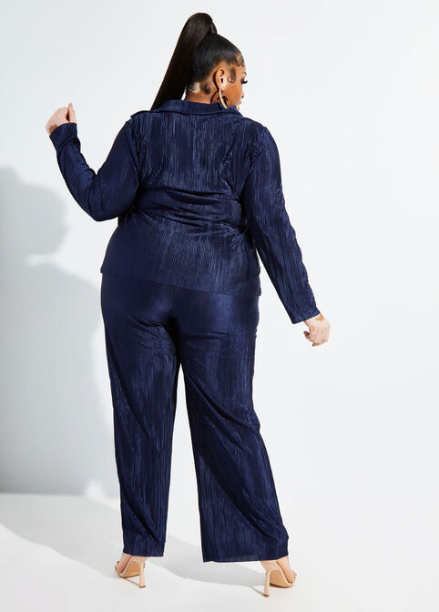 The Kendall Wide Leg Pants Navy, Navy image number 1