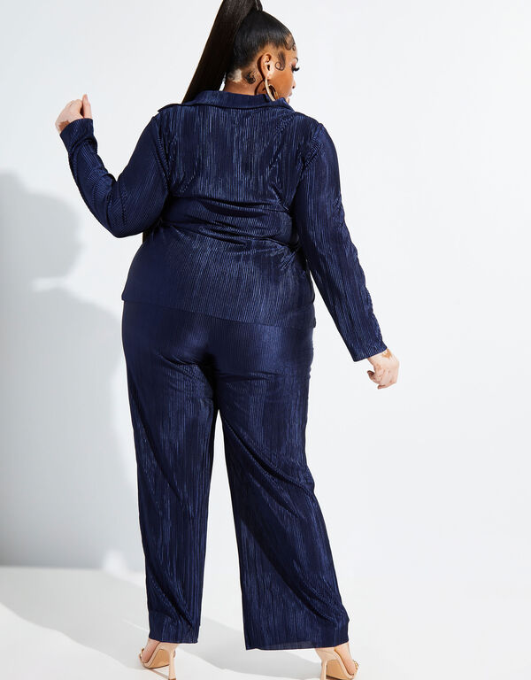 The Kendall Wide Leg Pants, Navy image number 1