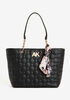 Anne Klein Quilted Chain Tote, Black image number 0