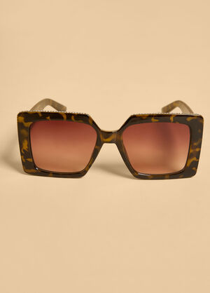 Crystal Tortoiseshell Sunglasses, TORT image number 0