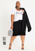 Power Ponte Pencil Skirt, Black image number 5