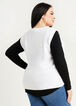 Cable Knit Vest, White image number 1