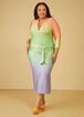 Belted Ombre Midi Dress, Multi image number 0