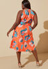 Floral Print Cotton Blend Dress, Multi image number 1