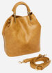 Faux Leather Bucket Bag, Cognac image number 1