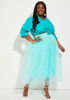 Tulle Maxi Skirt, Mint Green image number 0