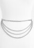 Silver Multi-Strand Chain Belt, Silver image number 1