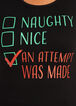 Not Naughty Nor Nice Graphic Tee, Black image number 1