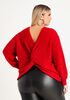 Plus Size Ribbed Knit Classic Reversible Sweater image number 0