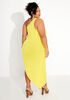 The Shayla Bodycon Dress, Cyber Yellow image number 1