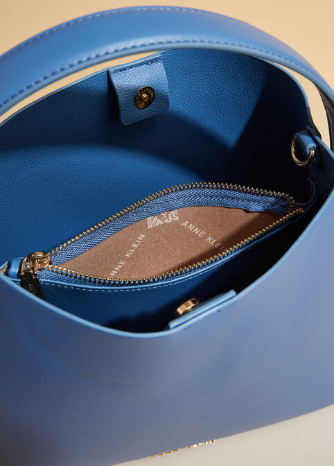Anne Klein Bucket Bag, Blue image number 3