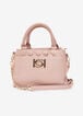 Trendy Designer Bebe Hazel Satchel Vegan Leather Tote Bag Handbag image number 0