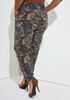 Camo Print Terry Joggers, Olive image number 1