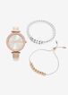 Bebe Rosegold Watch & Bracelet Set, Multi image number 0