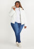 Faux Fur Trimmed Puffer Coat, White image number 0