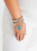 Faith Bead Charm Bracelets, Silver image number 0