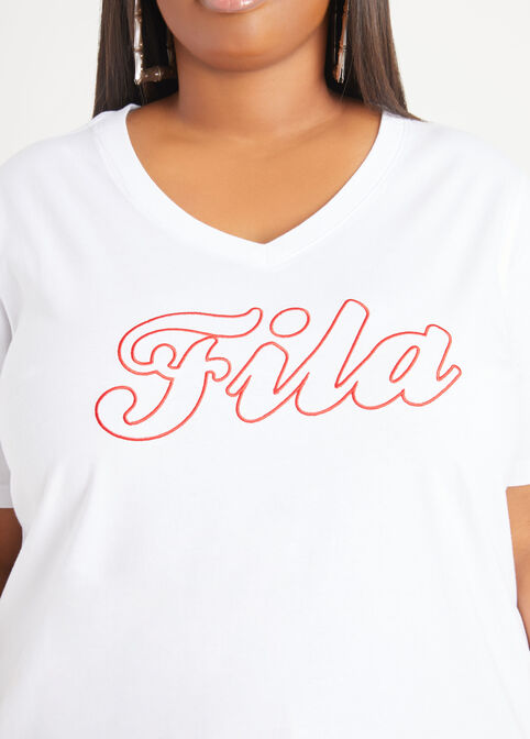 FILA Cotton Jersey Tee, White image number 2