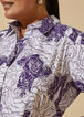 Rose Cotton Blend Shirt, Acai image number 3
