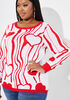 Heart Intarsia Sweater, Multi image number 2