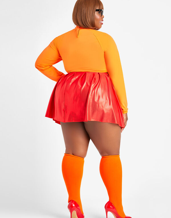 Brainy Babe Halloween Costume, Orange image number 1