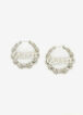 Silver Queen Bamboo Hoops Earrings, Silver image number 0