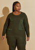 Ribbed Cargo Sweater, Deep Depths image number 0