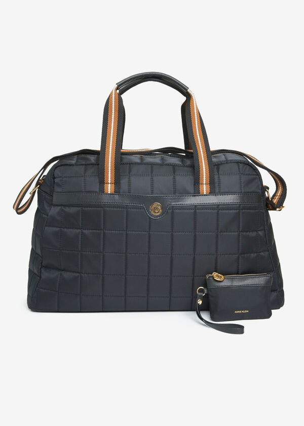 Anne Klein Quilted Tote, Black image number 0