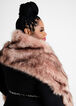Pink Faux Fur Stole, Foxglove image number 1