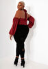 The Giovanna Bodysuit, Burgundy image number 2