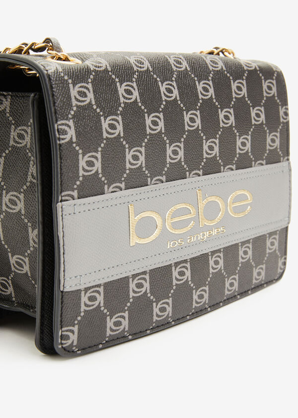 Bebe Serena Shoulder Bag, Black image number 2