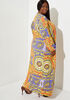 Printed Open Front Duster, Multi image number 1