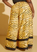 Tiger Print Wide Leg Pants, Multi image number 1