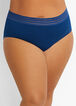 Plus Size Cotton Logo Tape Hipster Panty image number 0