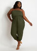 Plus Size Strapless Cargo Skinny Jogger Party Sexy Summer Jumpsuits image number 0