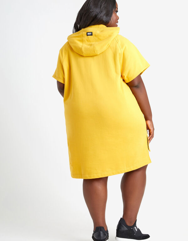 DKNY Sport Hooded Dress, Gold image number 1