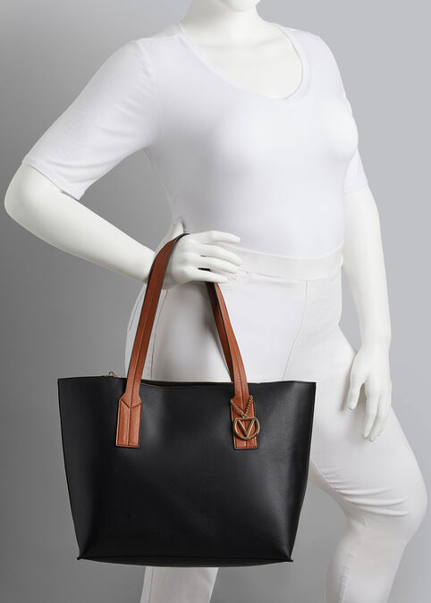 Dolce Vita Faux Leather Tote, Black image number 2