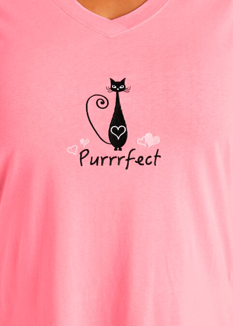 Rene Rofe Purfect Sleepshirt, Pink image number 1