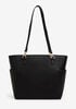 Nanette Lepore Clio Tote Baguette, Chocolate Brown image number 1
