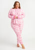 Kensie Camo Print Pajama Set, Pink image number 0