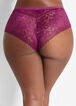 Scalloped Lace Hipster Panty, Purple image number 1