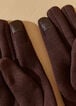 Animal Faux Fur Trimmed Gloves, Brown image number 4