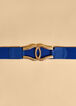 Faux Leather Paneled Stretch Belt, Surf The Web image number 1
