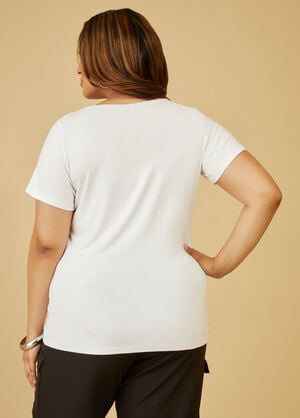 Wife Mom Boss Graphic Tee, White image number 1