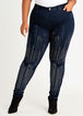 Studded High Waist Skinny Jean, Dk Rinse image number 0