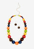 Wood Necklace & Earrings Set, Multi image number 0